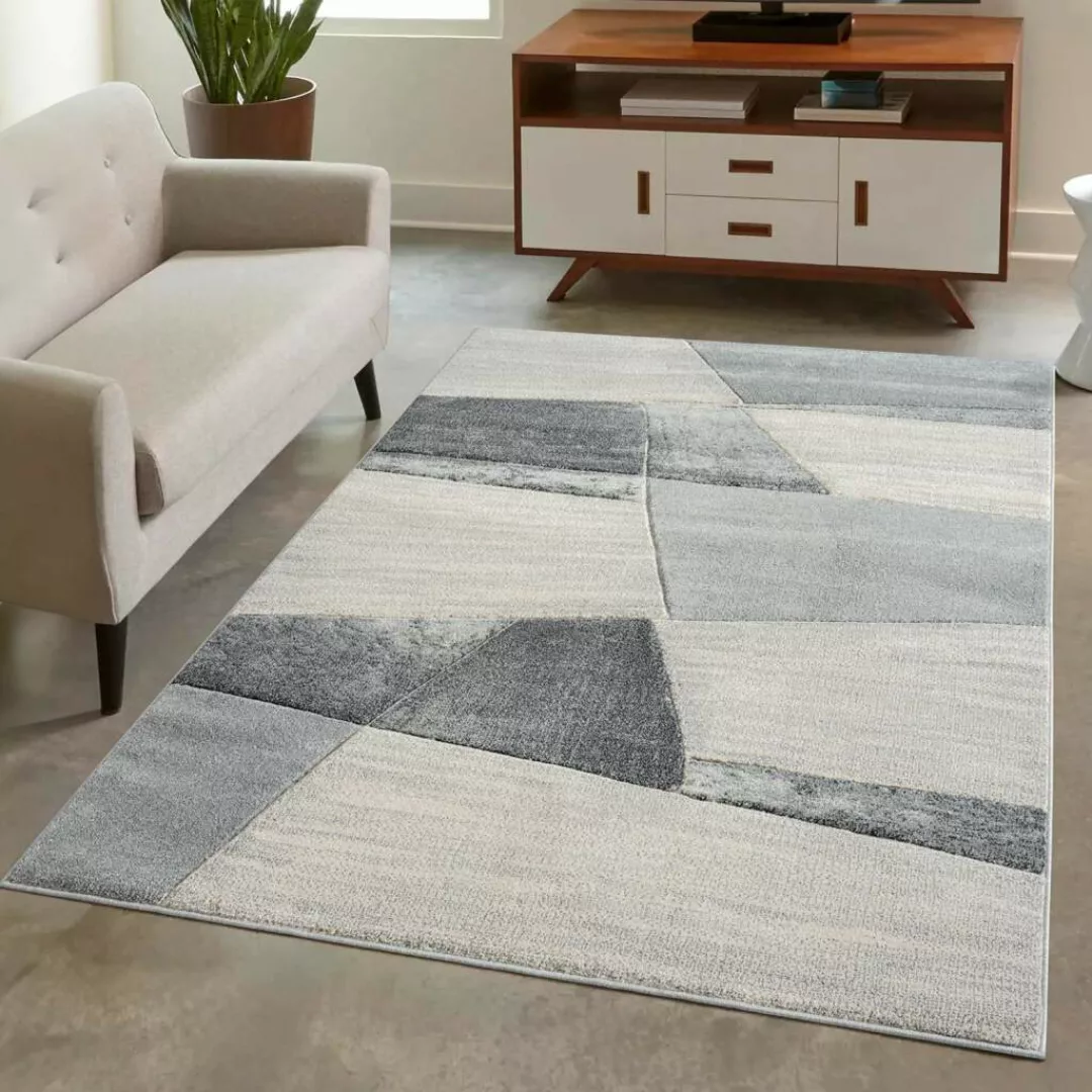 Carpet City Teppich »BONITO9053«, rechteckig, 11 mm Höhe, Flachflor, Hochti günstig online kaufen