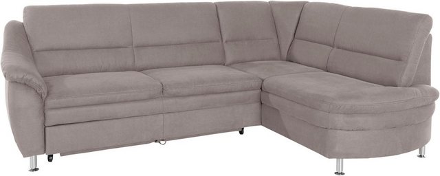 Places of Style Ecksofa "Cardoso L-Form", Federkern, wahlweise mit Bett, Sc günstig online kaufen