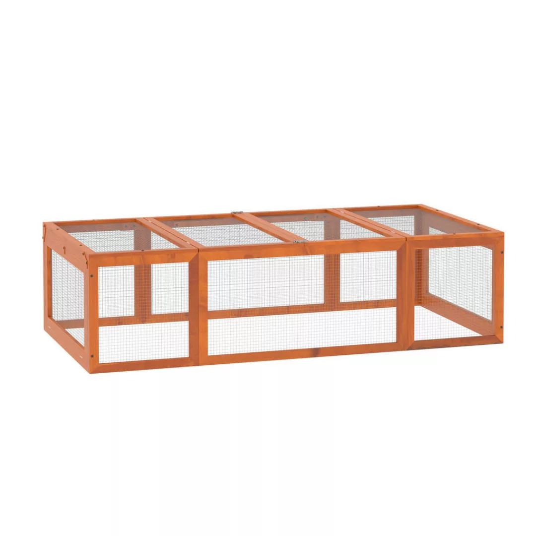 PawHut Stall orange Holz B/H/L: ca. 90x180x48 cm günstig online kaufen