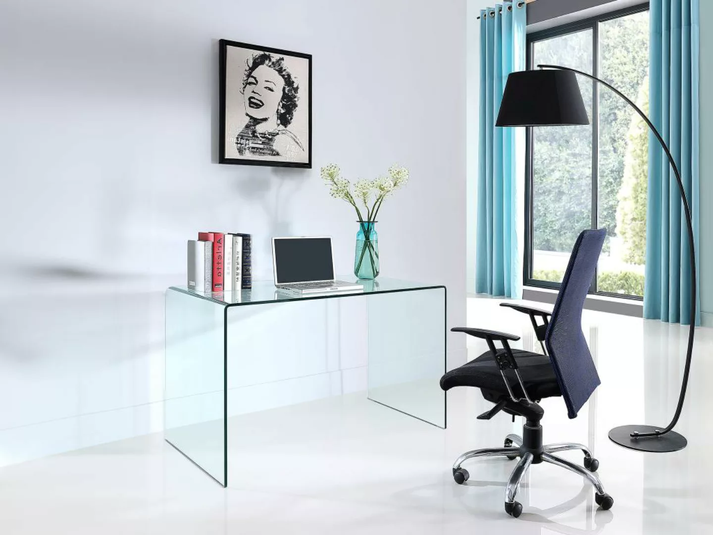 Schreibtisch - Glas - ELSTRON günstig online kaufen