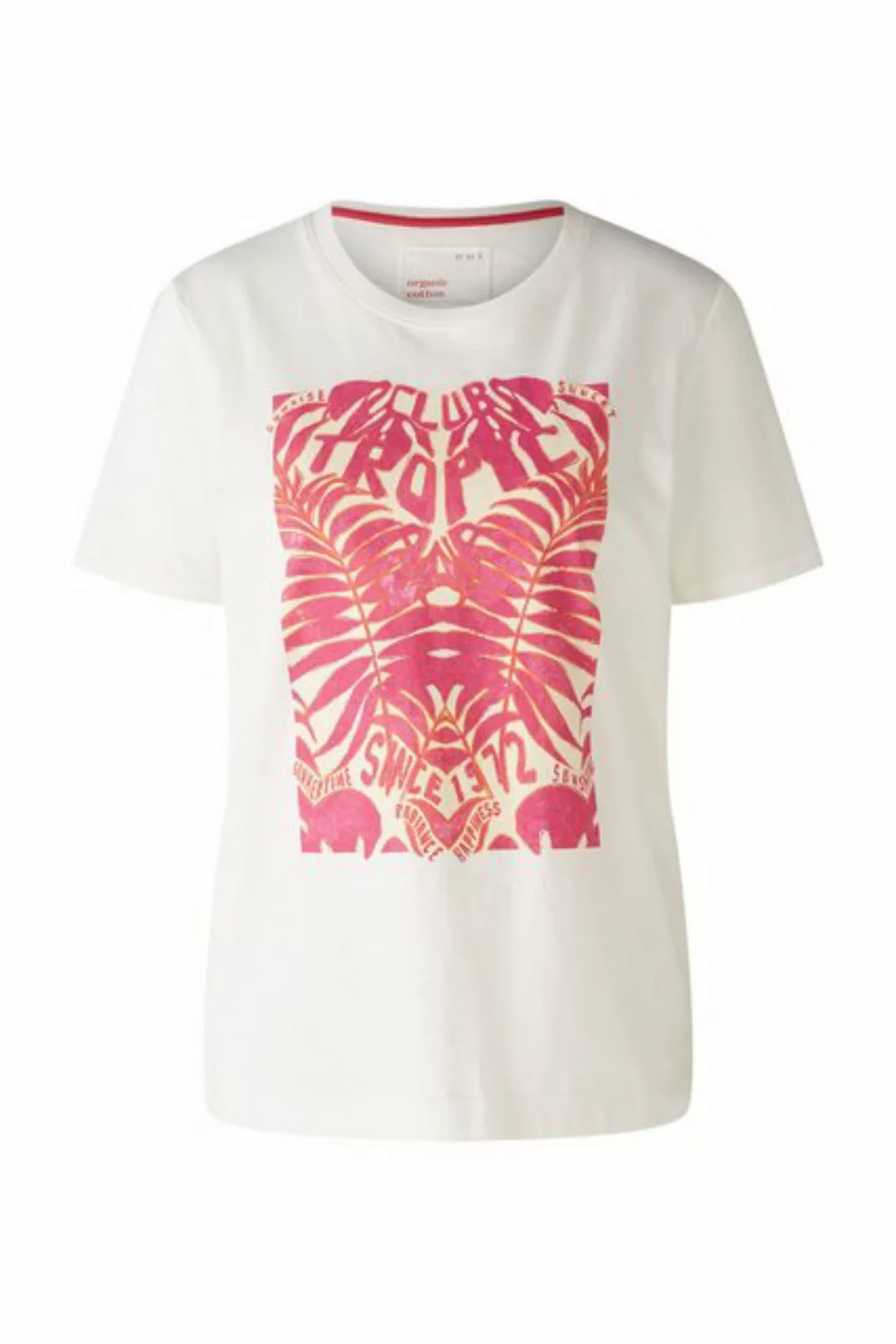 Oui T-Shirt T-Shirt, white camel günstig online kaufen