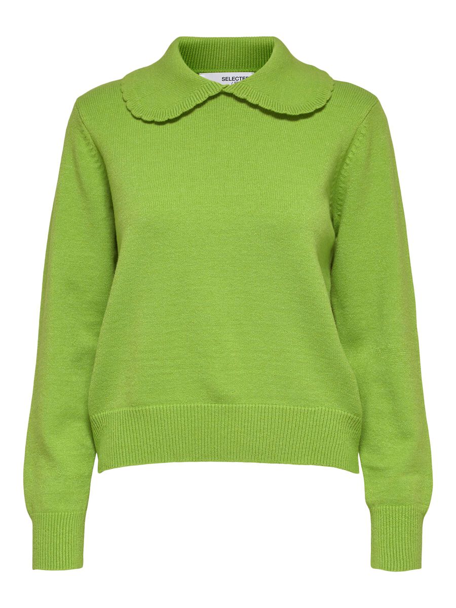 SELECTED Langarm- Strickpullover Damen Grün günstig online kaufen