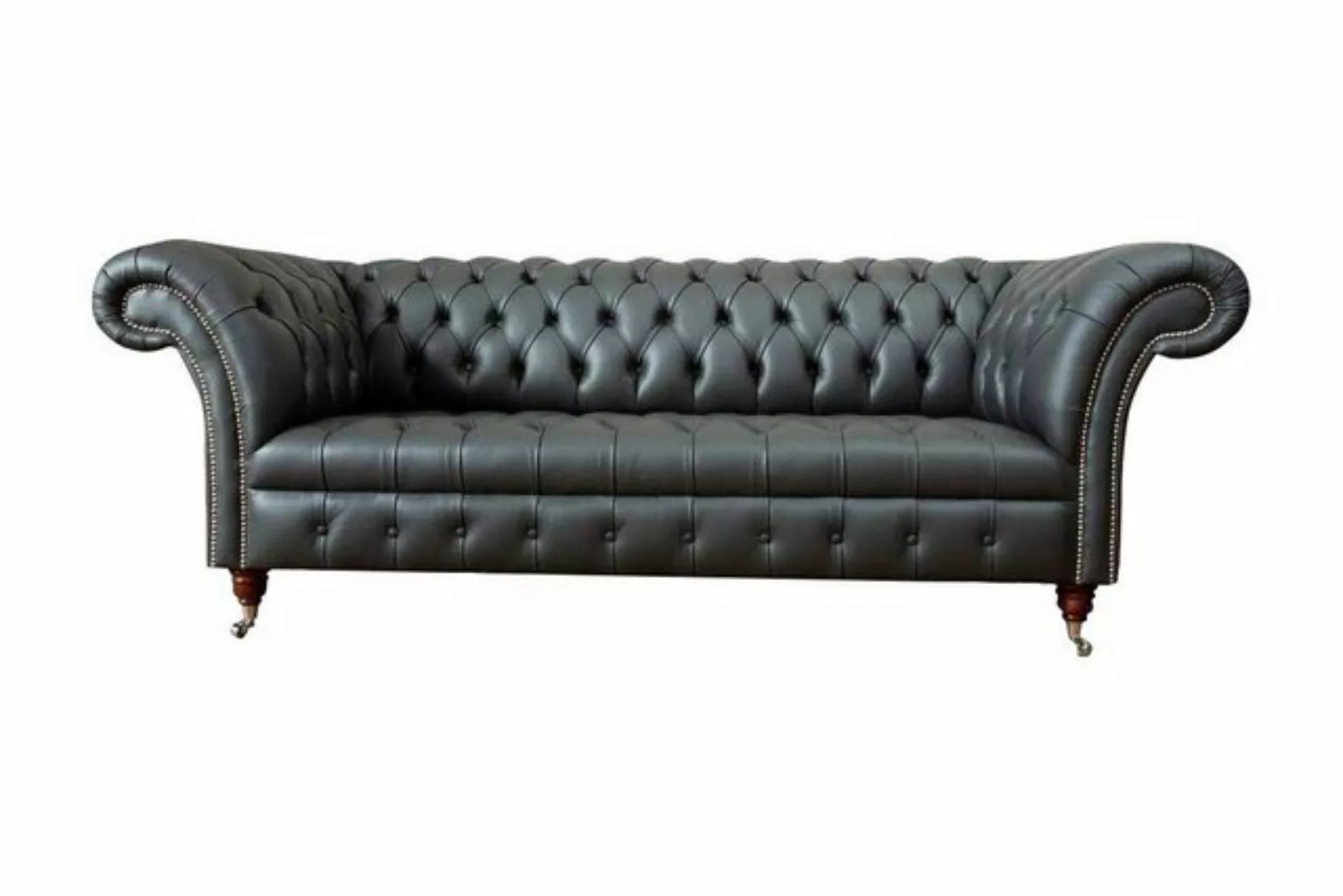 Xlmoebel Sofa Chesterfield Stil Elegantes Polstersofa Sitzmöbel Leder Neu C günstig online kaufen