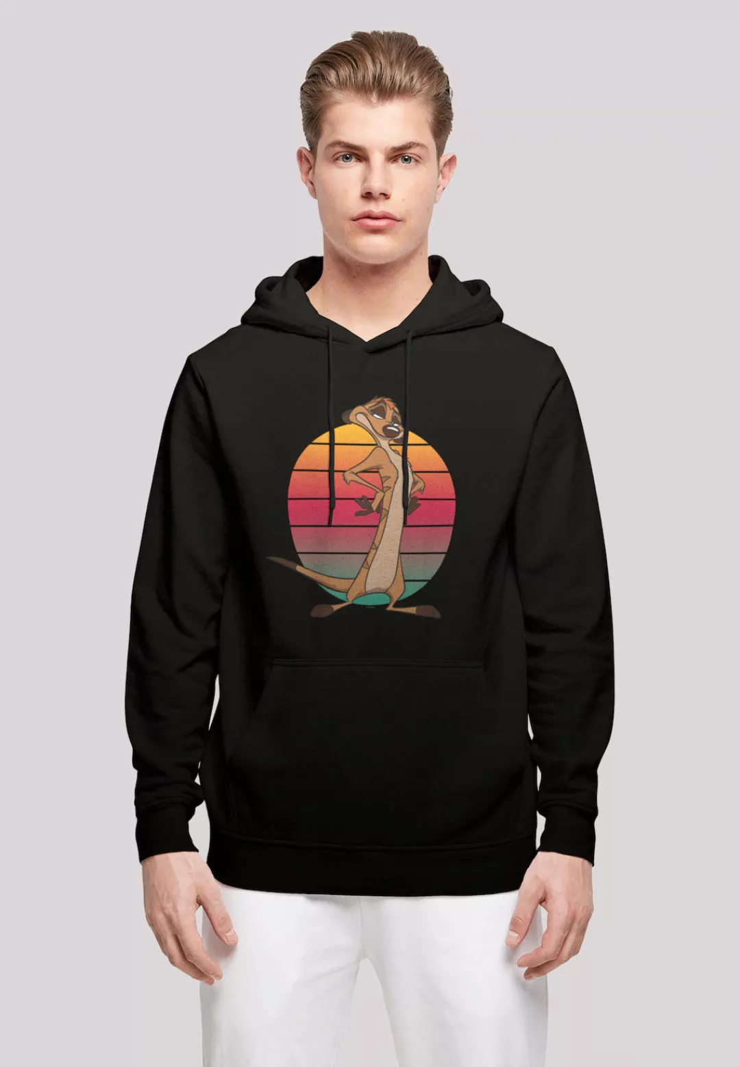 F4NT4STIC Kapuzenpullover "Disney König der Löwen Timon Sunset", Print günstig online kaufen