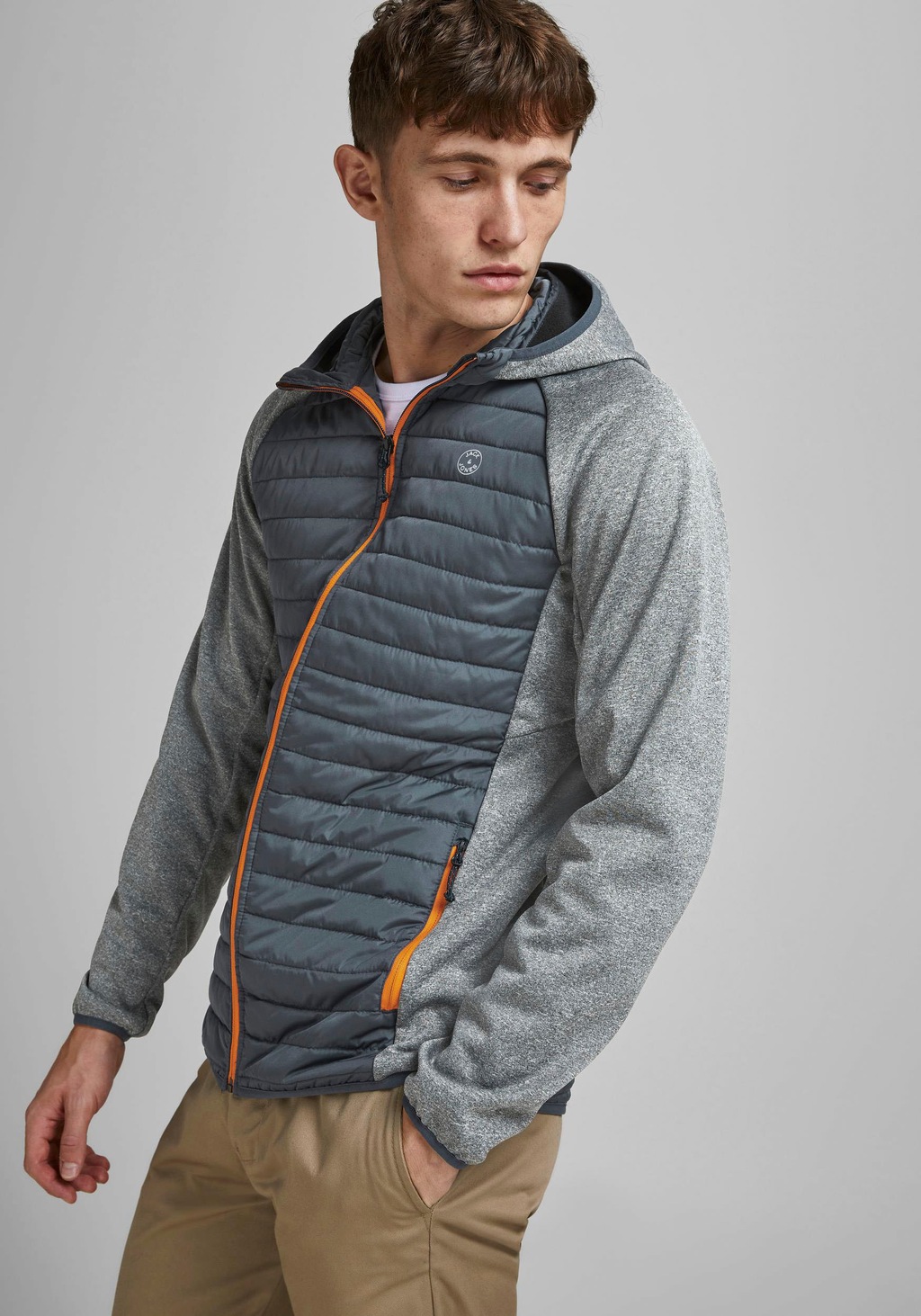Jack & Jones Steppjacke "JJEMULTI mit Kapuze und Futter", mit Kapuze, unifa günstig online kaufen