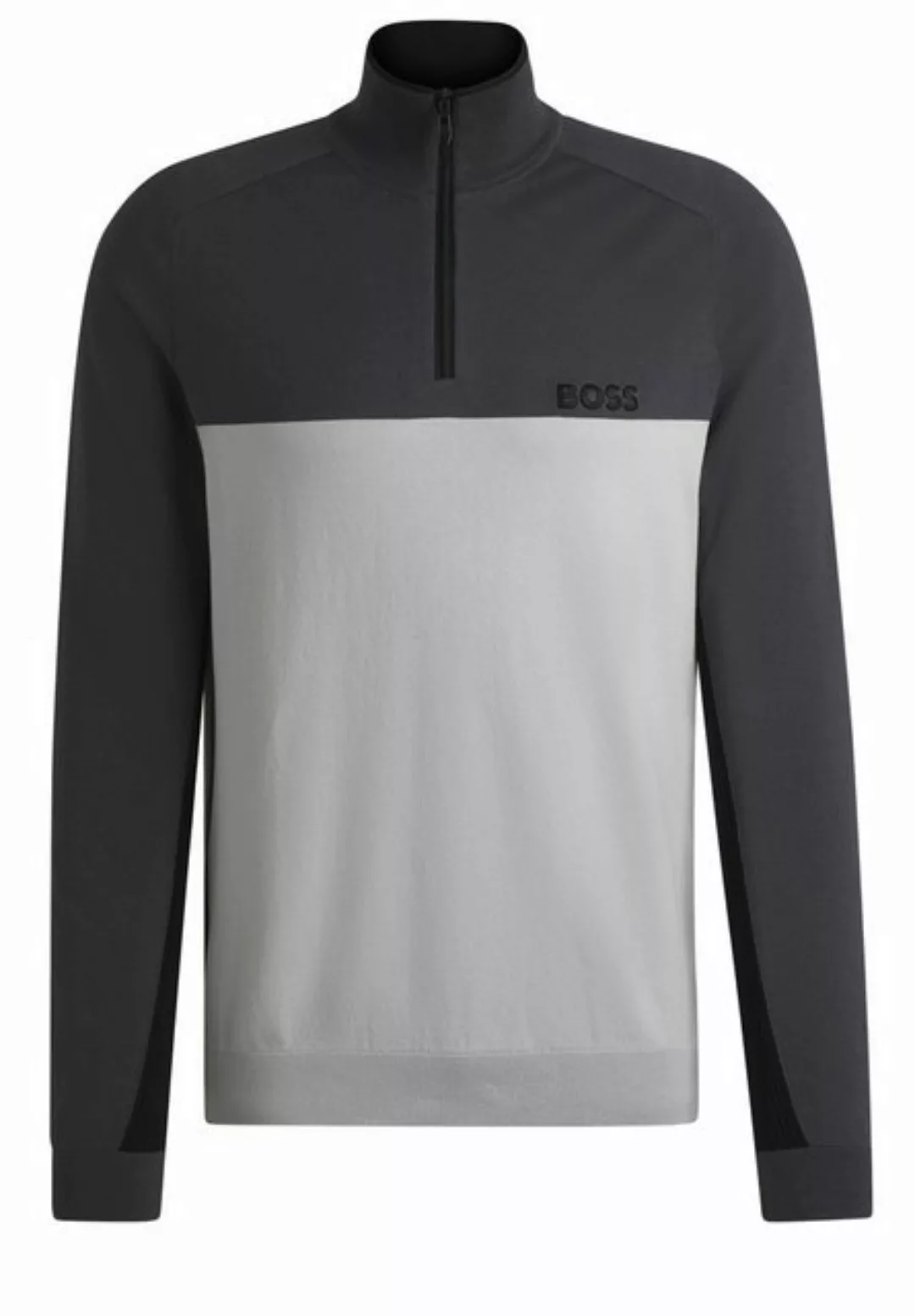 BOSS GREEN Strickpullover Hydro-X_1 im Colour-Block-Design (1-tlg) günstig online kaufen