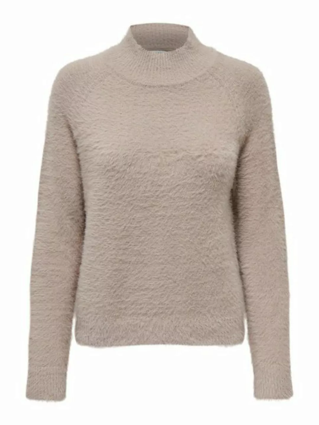 JACQUELINE de YONG Strickpullover Pullover Flauschiger Stehkragen Sweater G günstig online kaufen