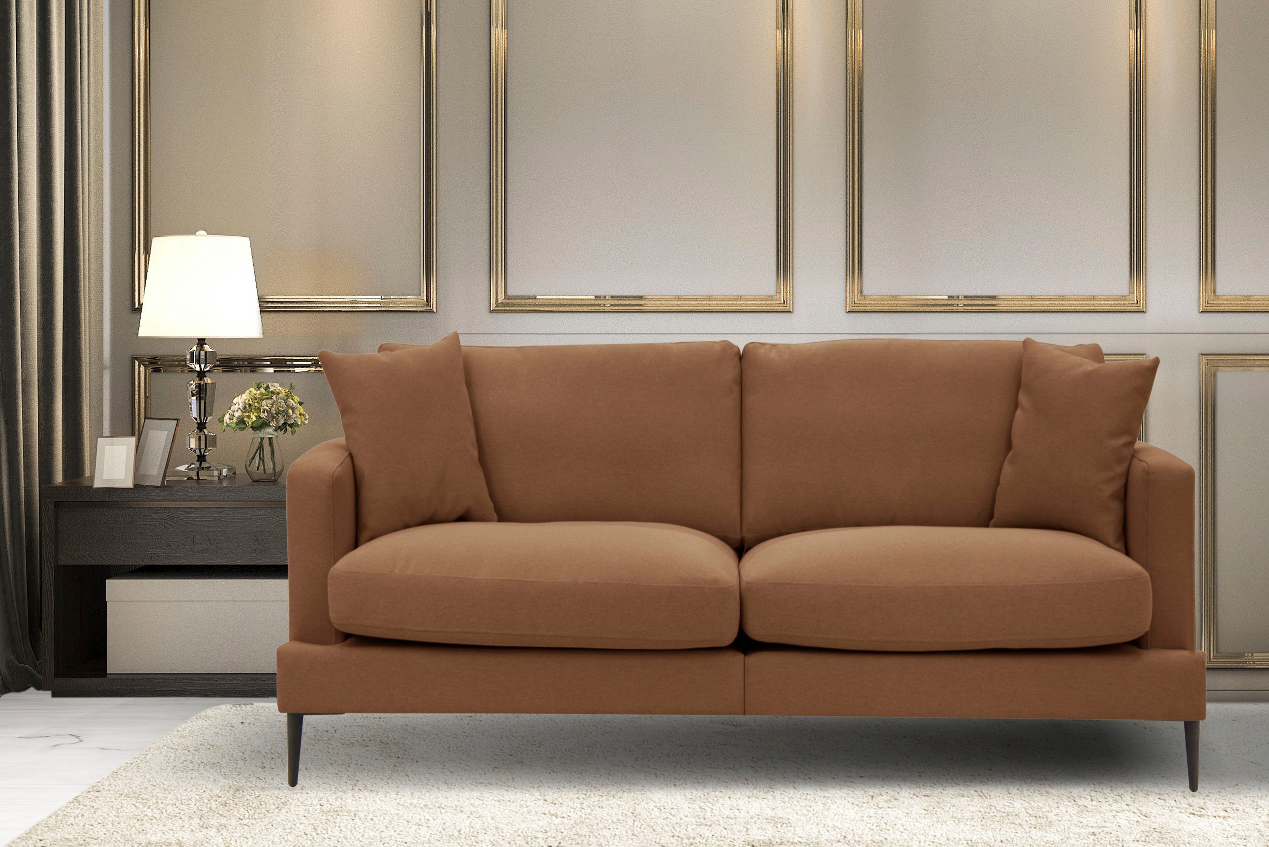 Leonique 2-Sitzer "Cozy elegantes Designsofa, Maße B/T/H: 151/97/80 cm", mi günstig online kaufen