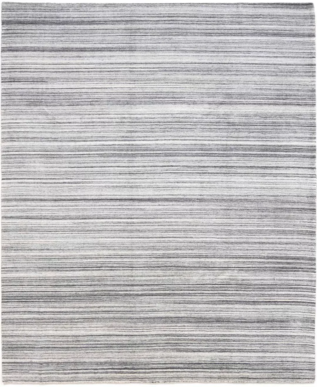 morgenland Wollteppich »Vintage Streifen Argento 252 x 300 cm«, rechteckig, günstig online kaufen