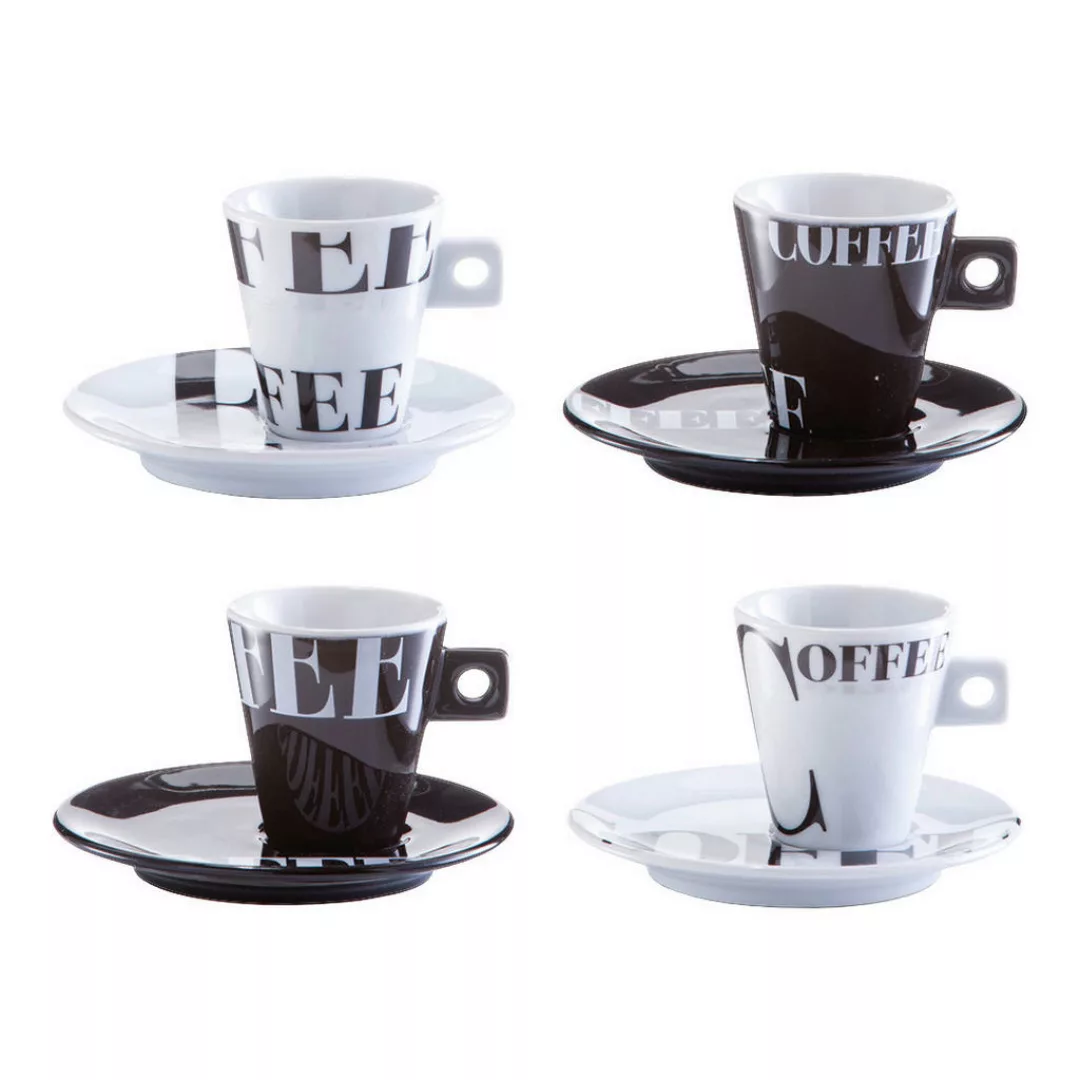 Zeller Espresso-Set Coffee style günstig online kaufen