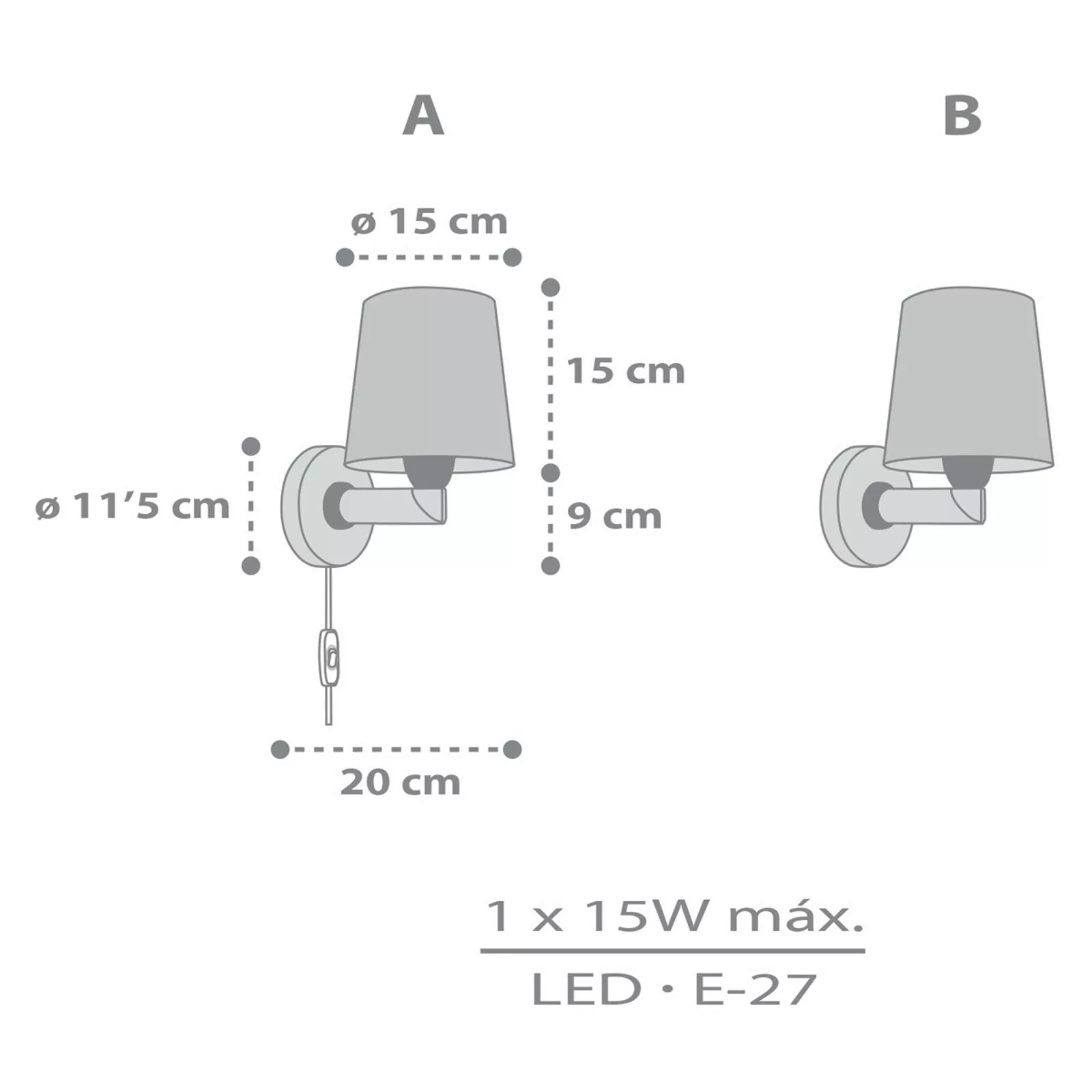 Dalber Star Light Kinder-Wandleuchte weiß günstig online kaufen