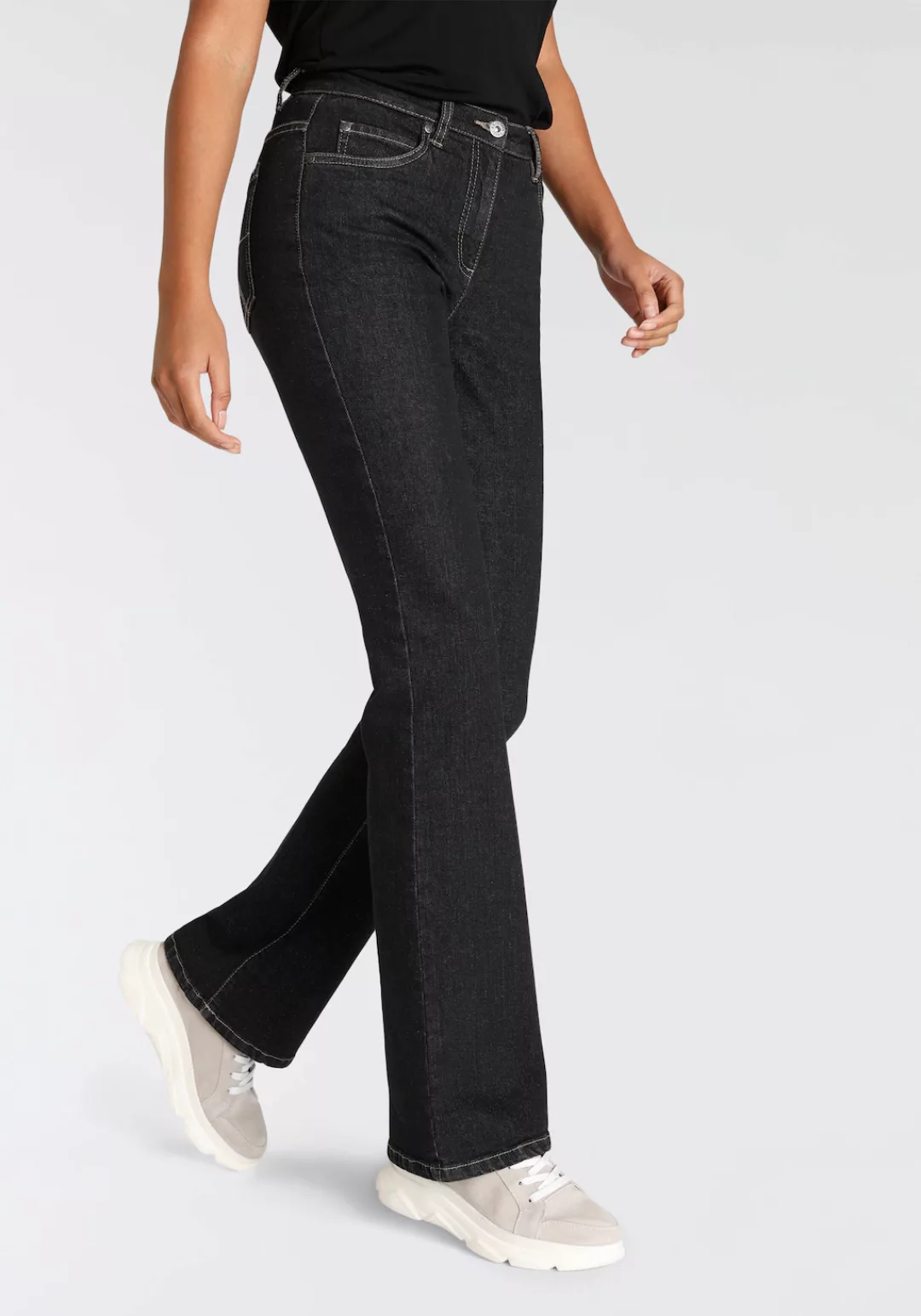 Arizona Bootcut-Jeans High Waist günstig online kaufen