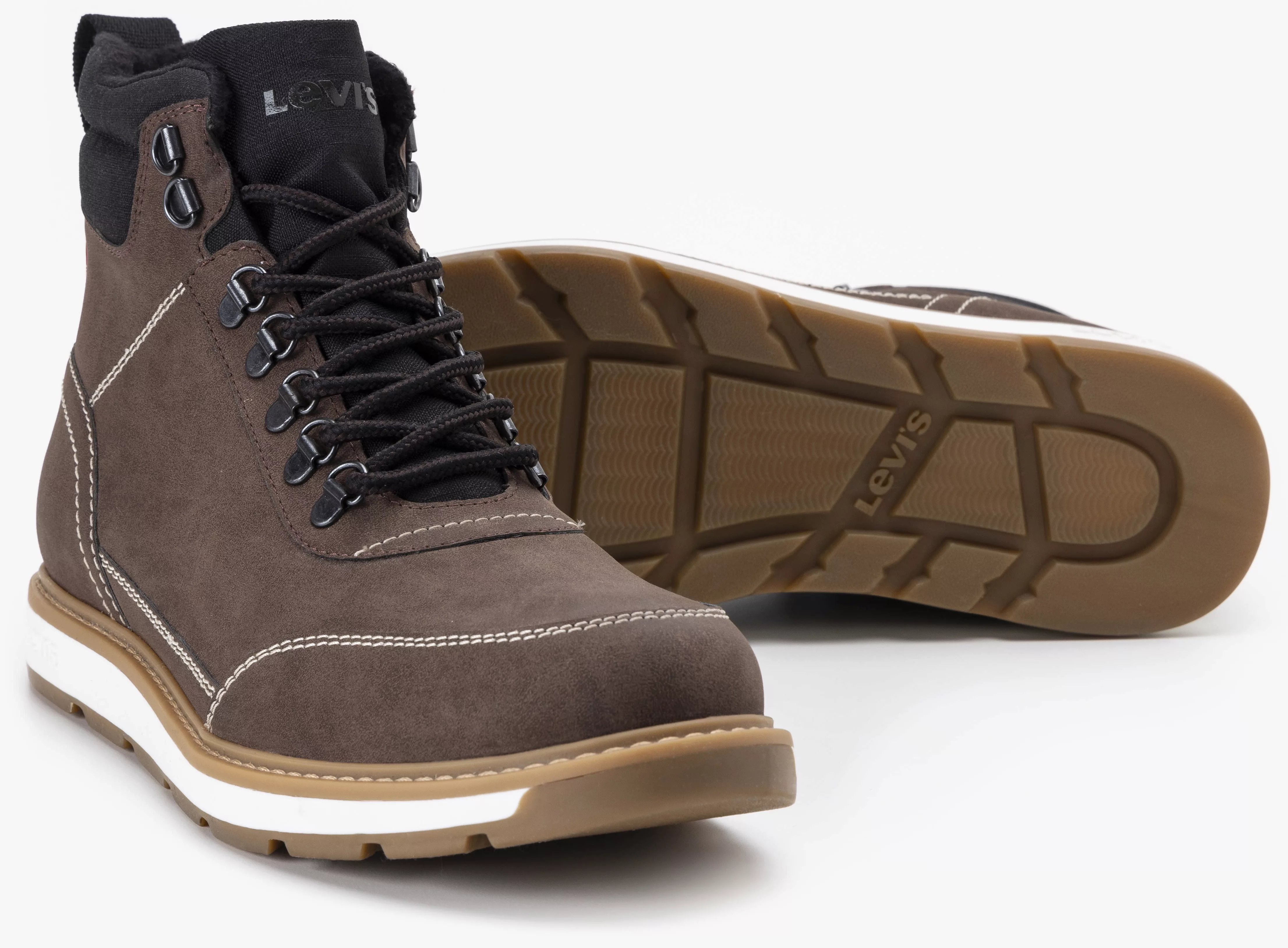 Levis Schnürboots "AXEL", Outdoorschuh, Schnürschuh, High Top-Sneaker mit S günstig online kaufen