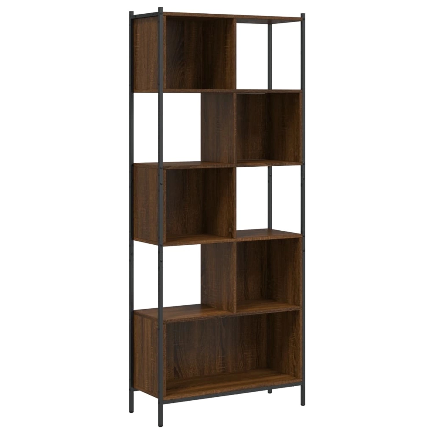 VidaXL Bücherregal Braun Eichen-Optik 72x28x172 cm Holzwerkstoff günstig online kaufen