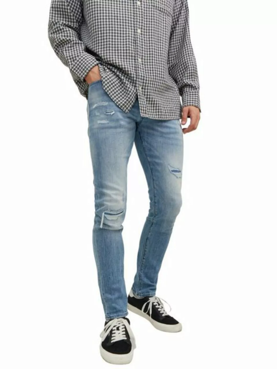 Jack & Jones Herren Jeans JJIGLENN JJBLAIR GE 202- Slim Fit - Blau - Blue D günstig online kaufen