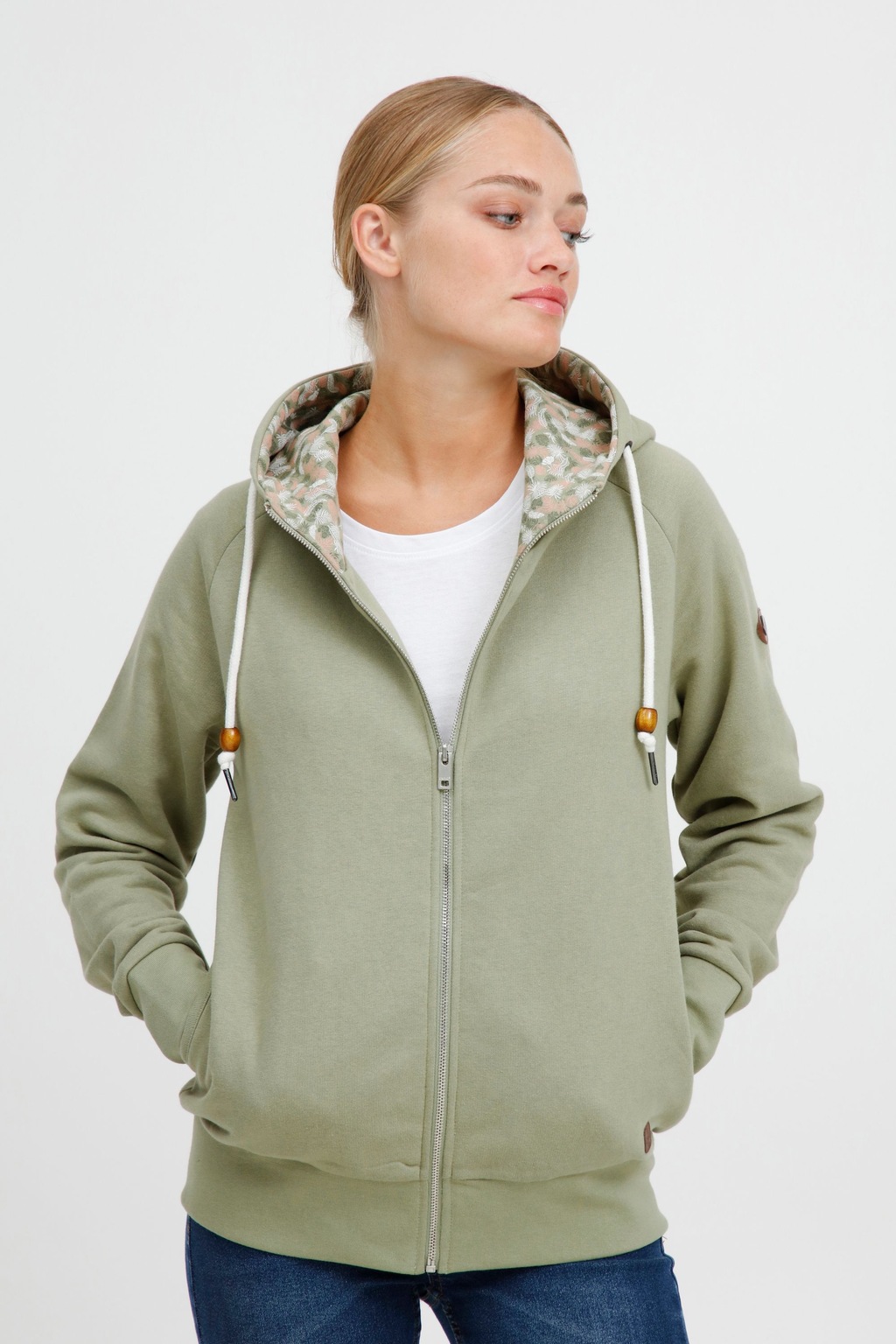 OXMO Kapuzensweatjacke "Kapuzensweatjacke OXUlla" günstig online kaufen