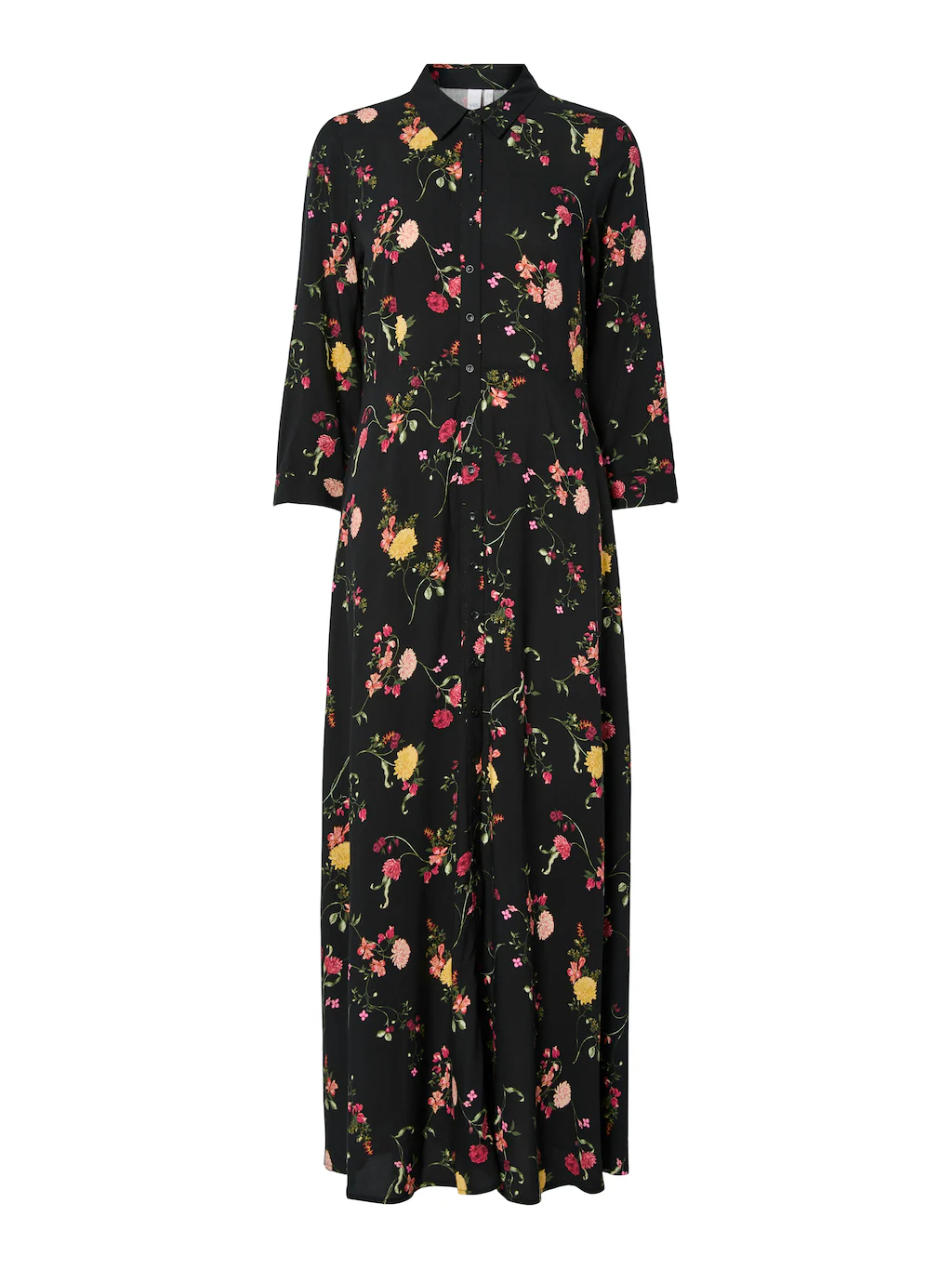 Y.A.S Hemdblusenkleid "YASSAVANNA LONG SHIRT DRESS", Sommerkleid, mit 3/4 Ä günstig online kaufen