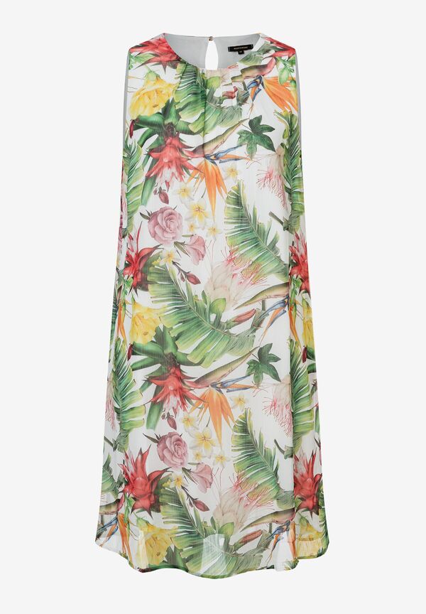 MORE&MORE A-Linien-Kleid Chiffonkleid günstig online kaufen