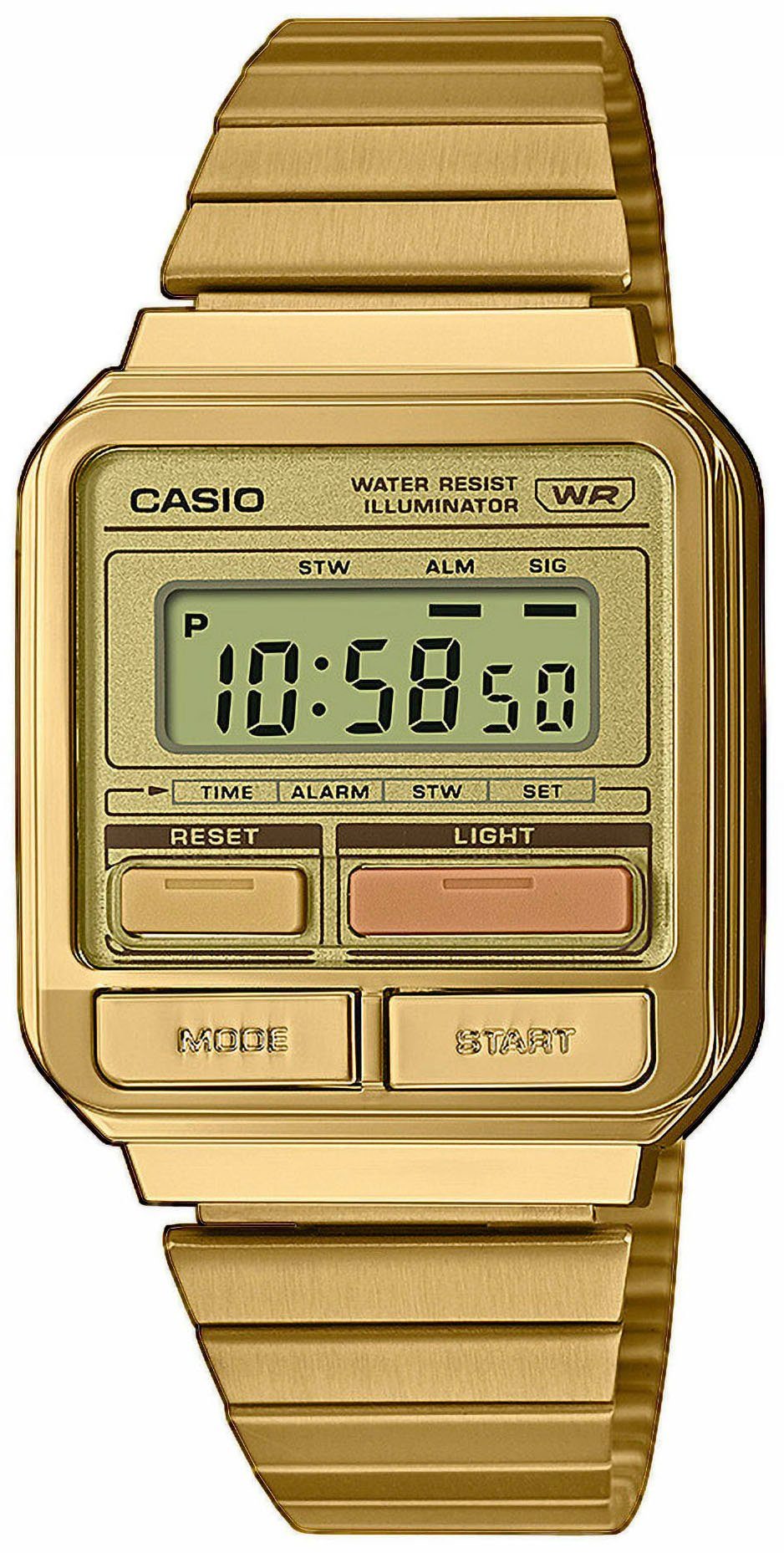 CASIO VINTAGE Chronograph A120WEG-9AEF, Quarzuhr, Armbanduhr,Damenuhr, günstig online kaufen