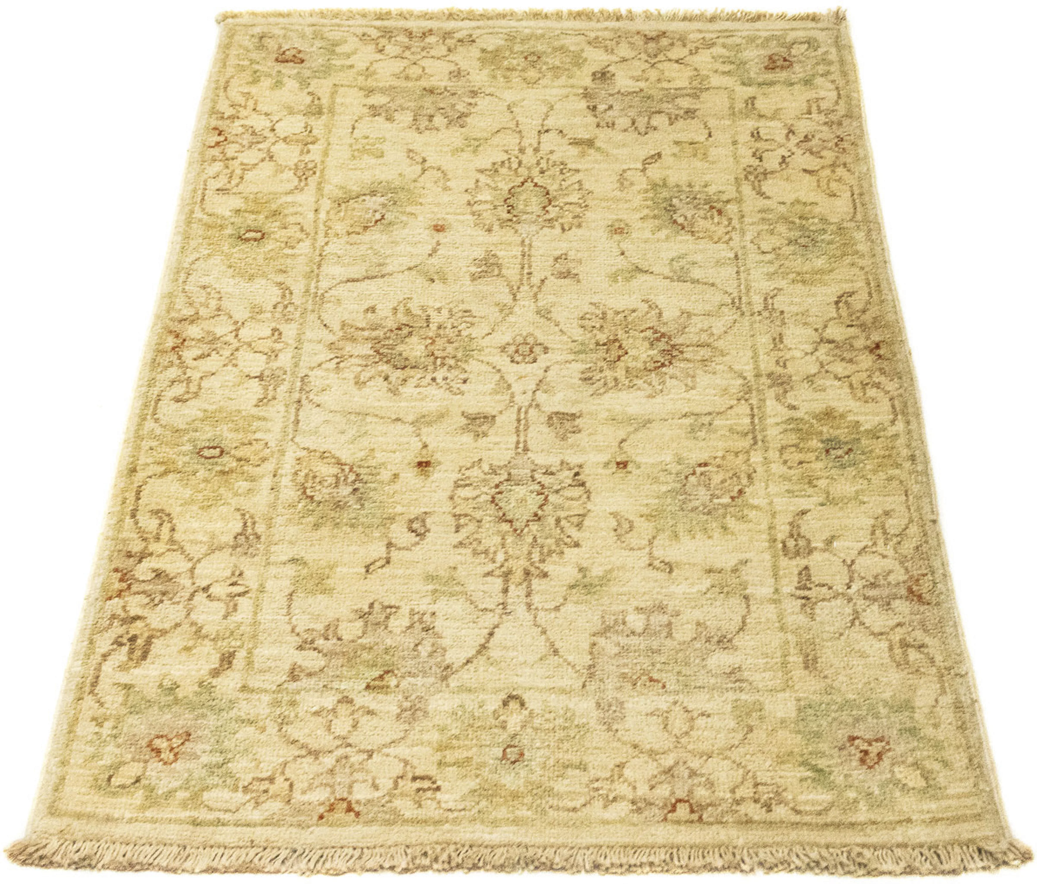 morgenland Orientteppich »Ziegler - 90 x 60 cm - beige«, rechteckig, Wohnzi günstig online kaufen