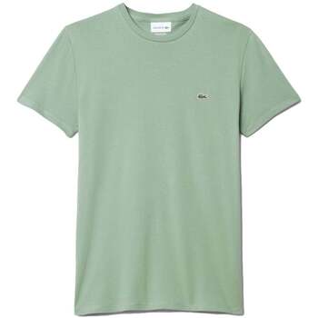 Lacoste  T-Shirts & Poloshirts Cotton Pima Crew Neck T-Shirt Pastel Green günstig online kaufen