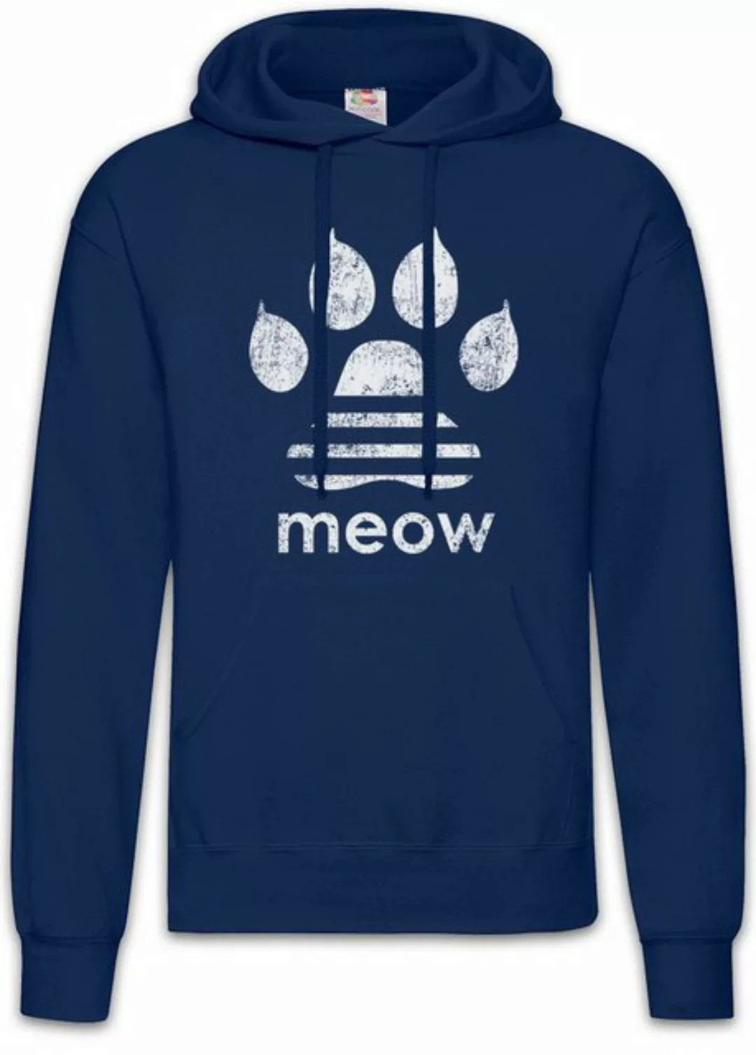 Urban Backwoods Hoodie Meow Herren Hoodie Miau Katze Katzen Liebhaber Liebe günstig online kaufen