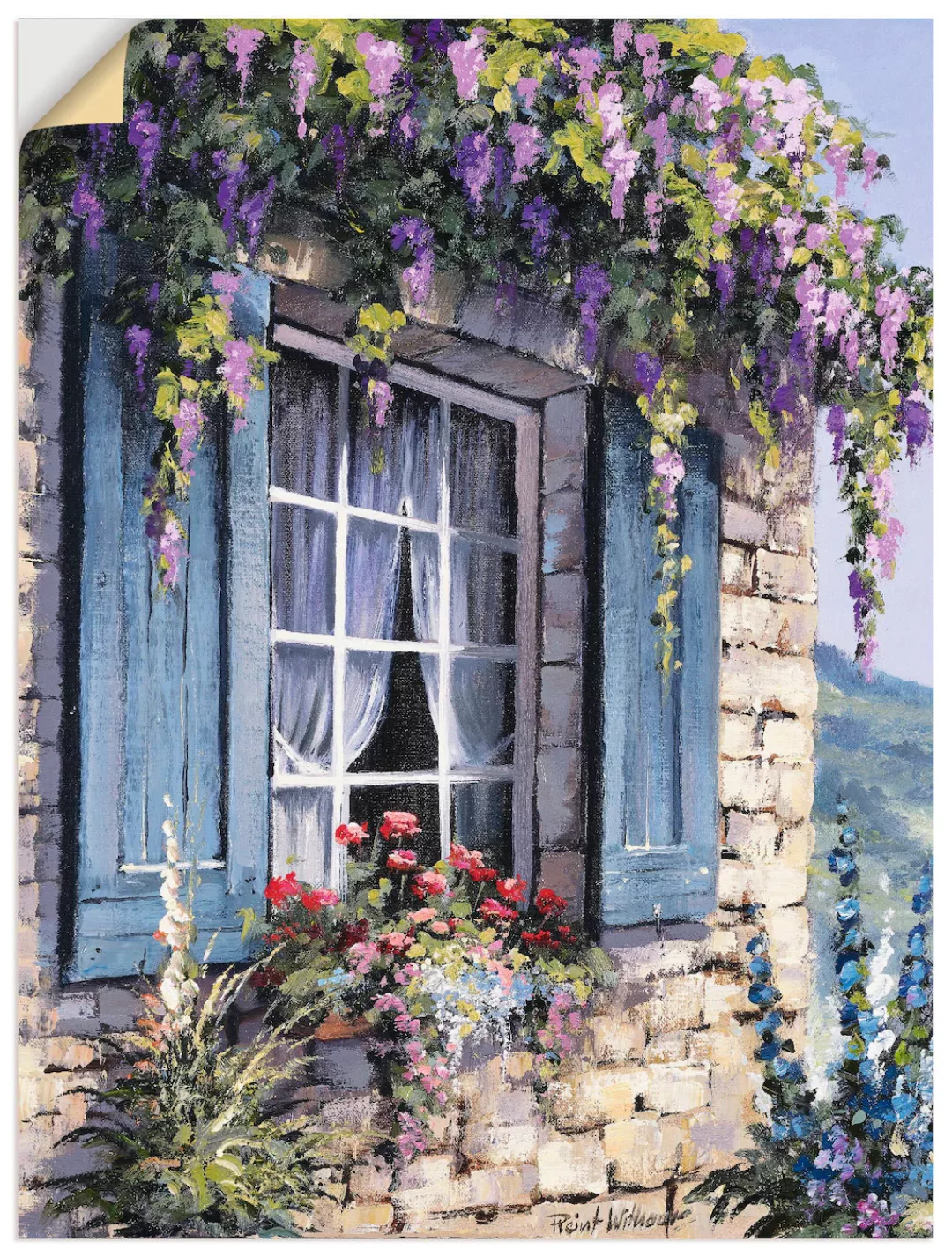 Artland Wandbild »Fenster I«, Fenster & Türen, (1 St.), als Leinwandbild, P günstig online kaufen