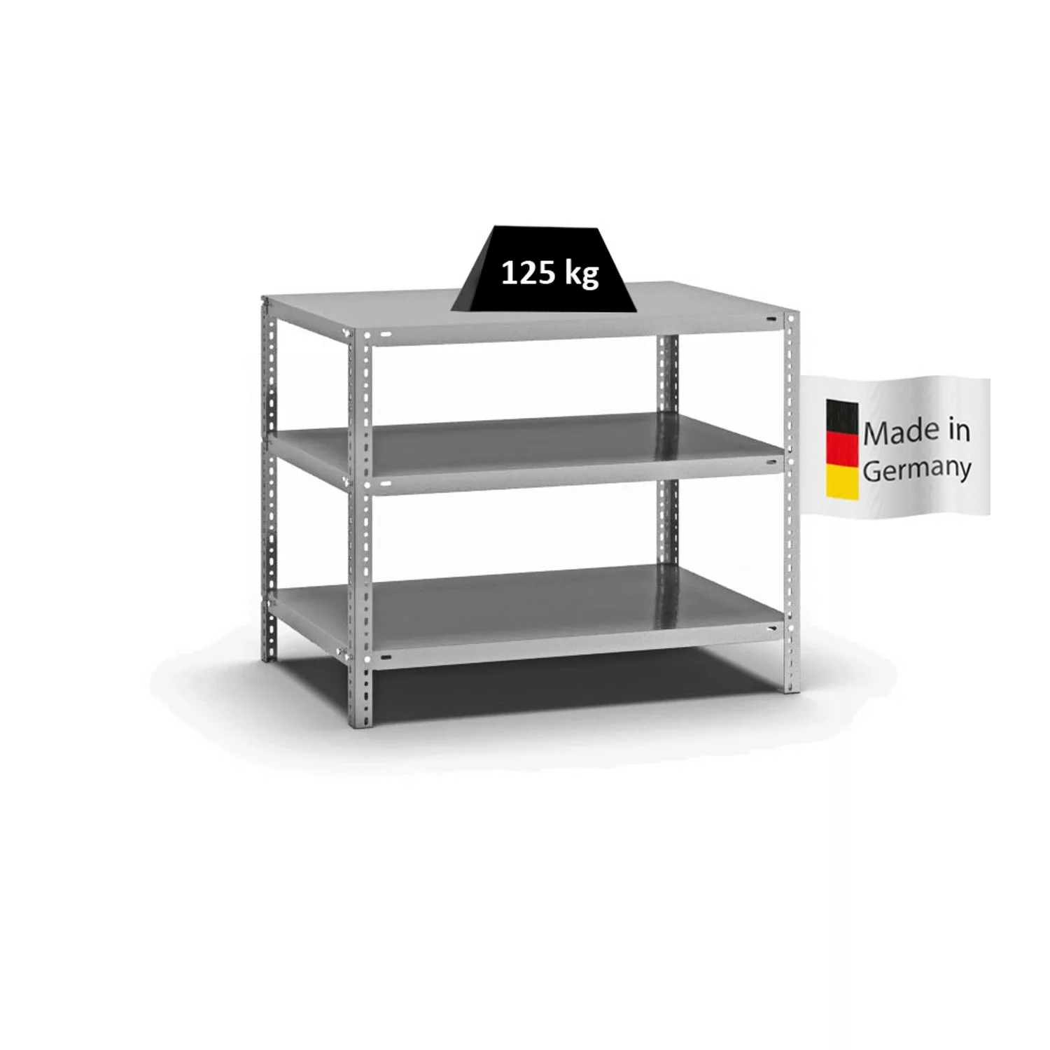 PROREGAL Fachbodenregal Schraubsystem Light-Duty Grundregal HxBxT 80 x 100 günstig online kaufen