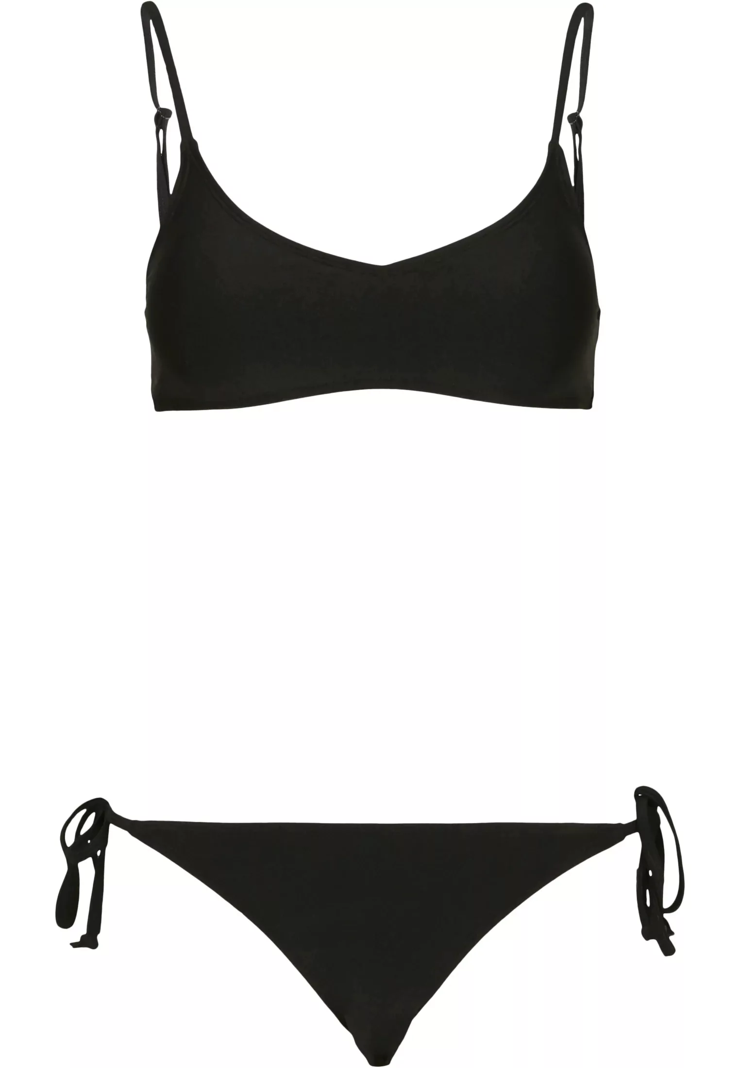 URBAN CLASSICS Triangel-Bikini "Damen Ladies Spaghetti Strape Bikini" günstig online kaufen