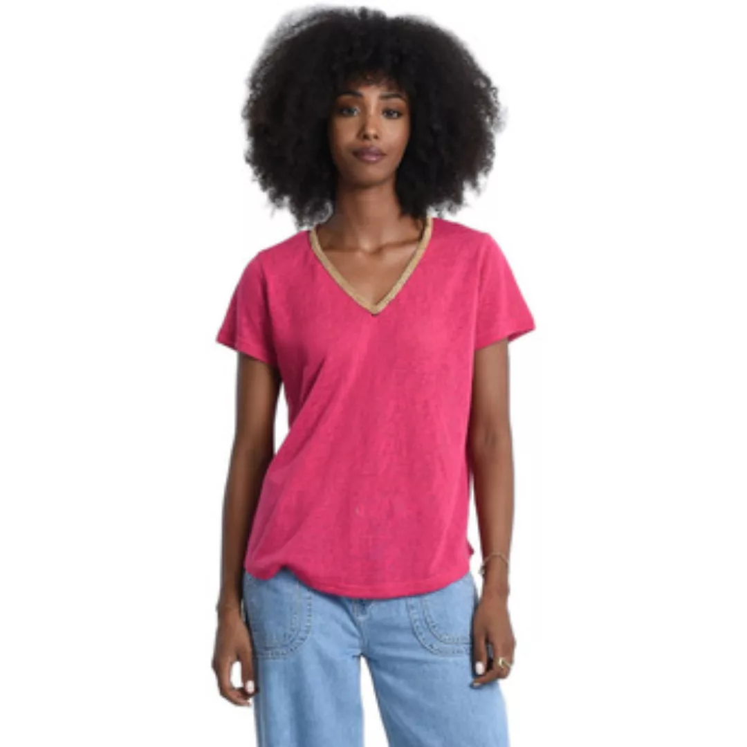 Molly Bracken  T-Shirts & Poloshirts T427BP-FUSHIA günstig online kaufen
