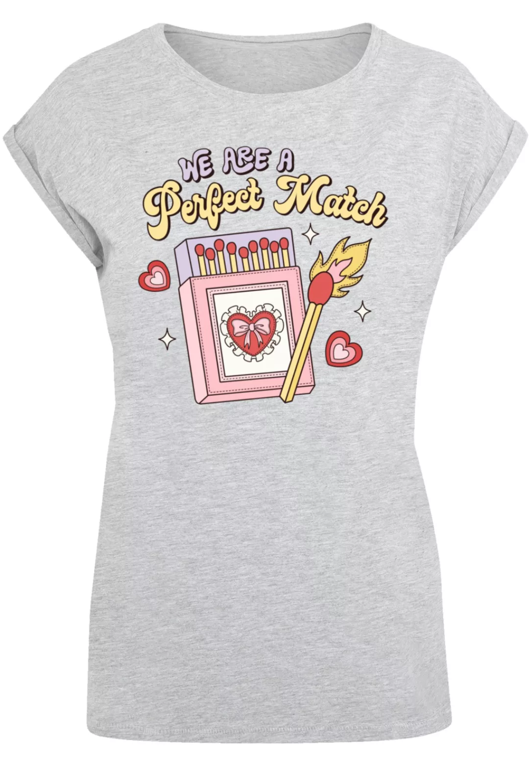 F4NT4STIC T-Shirt "We Are A Perfect Match Love", Premium Qualität günstig online kaufen