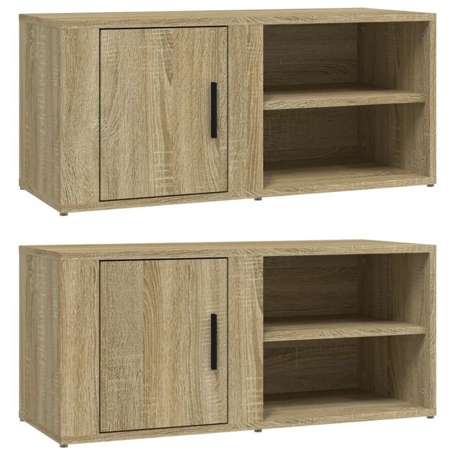 Vidaxl Tv-schränke 2 Stk. Sonoma-eiche 80x31,5x36 Cm Holzwerkstoff günstig online kaufen