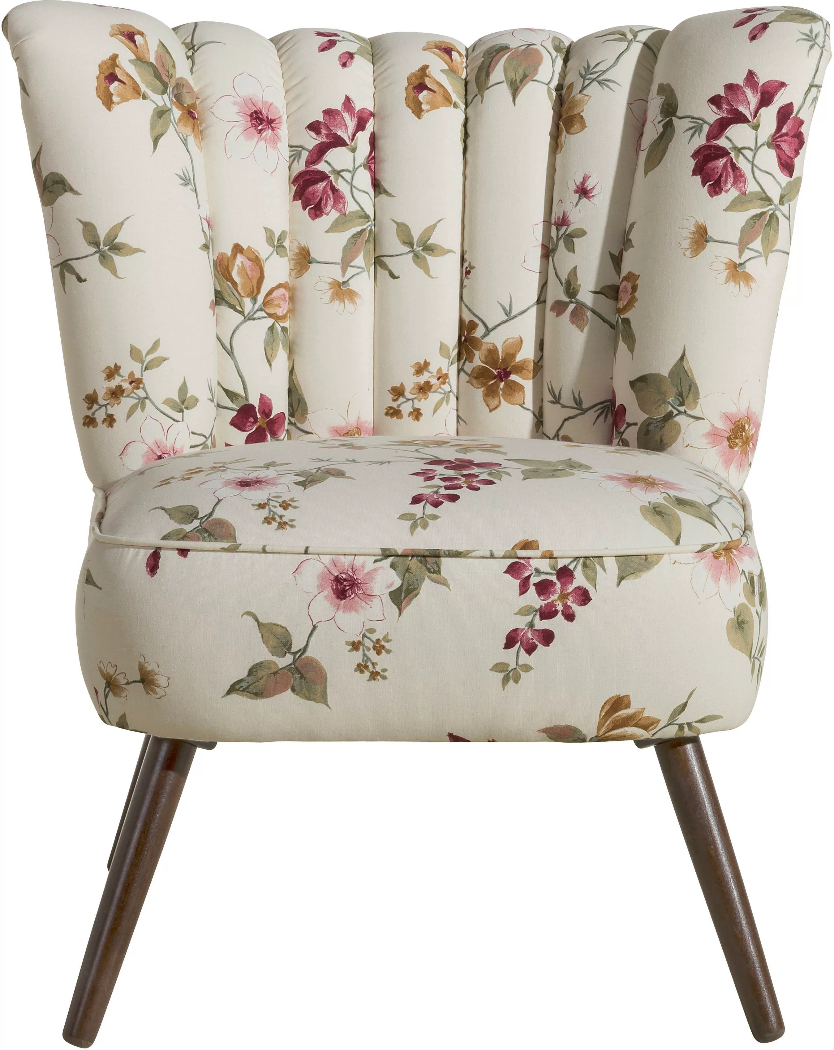 Max Winzer® Sessel »Aspen«, im Retrostil, mit Blumenmuster günstig online kaufen