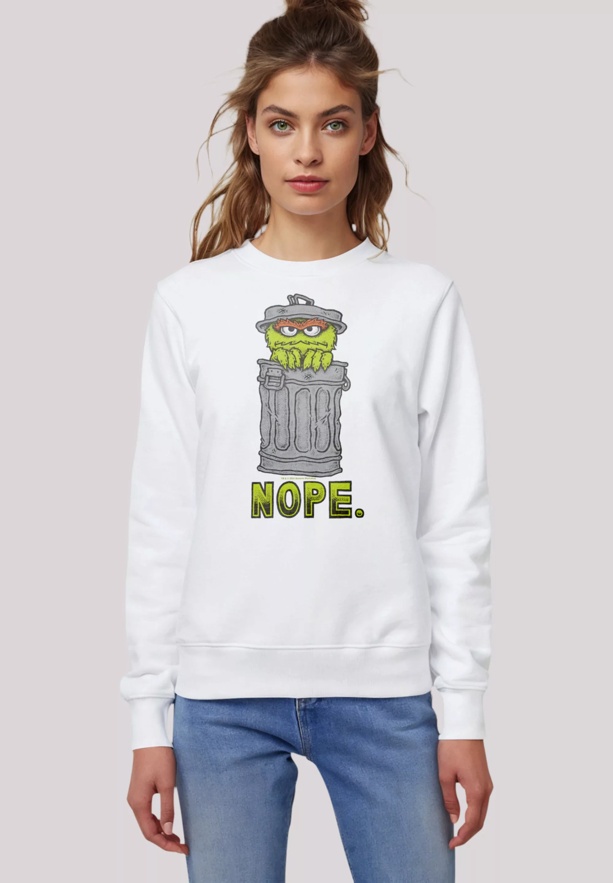 F4NT4STIC Sweatshirt "Sesamstraße Oscar Nope", Premium Qualität günstig online kaufen