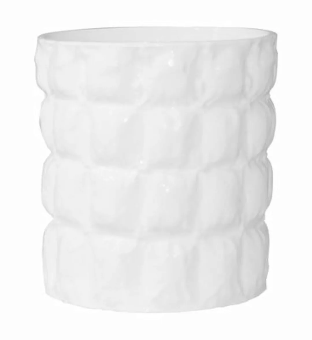 Kartell - Matelassé Vase - weiß/durchgefärbt günstig online kaufen