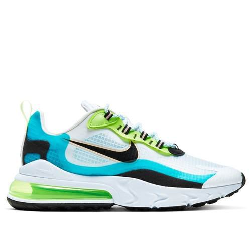 Nike Air Max 270 React Siehe Schuhe EU 44 1/2 White / Black / Blue günstig online kaufen