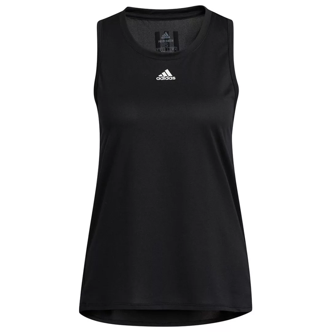 Adidas Training 3 Stripes Hemd Ärmelloses S Black günstig online kaufen