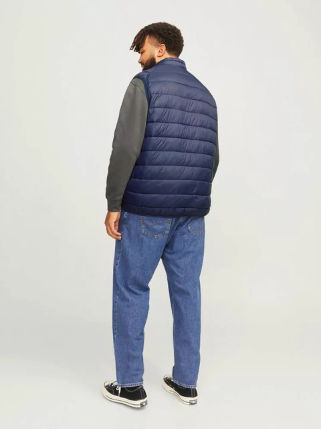 Jack & Jones Plus Steppweste JJESPrint (1-tlg) günstig online kaufen