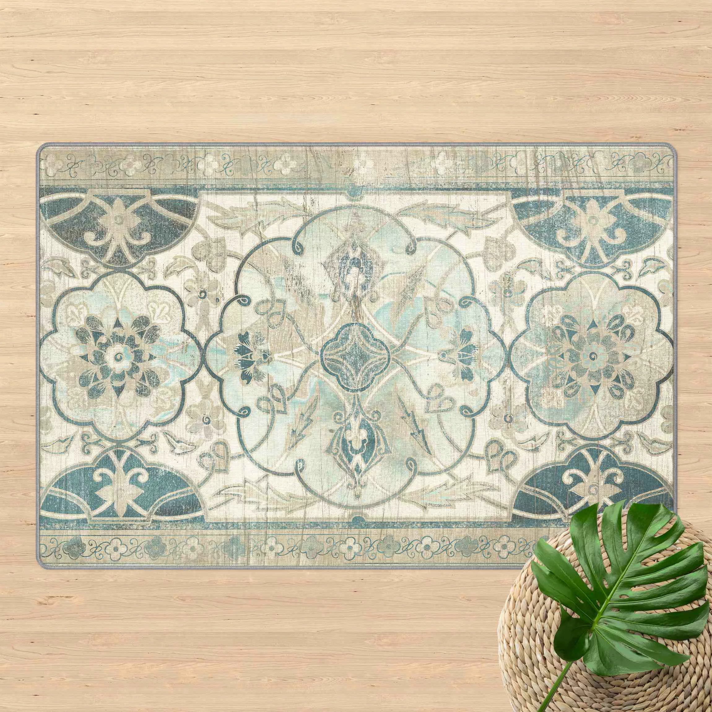Teppich Holzpaneel Persisch Vintage II günstig online kaufen