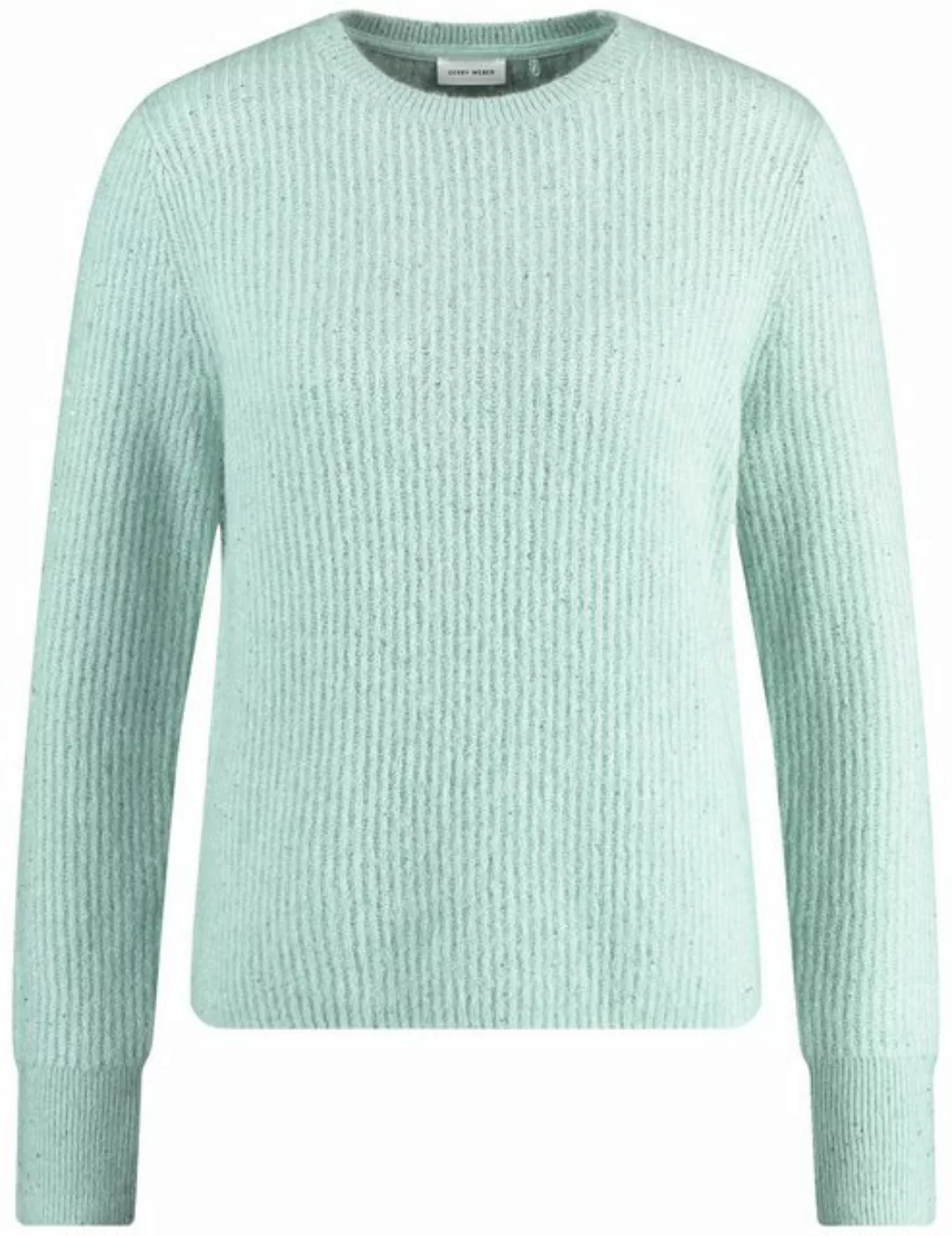 GERRY WEBER Rundhalspullover Pullover mit Wollanteil günstig online kaufen