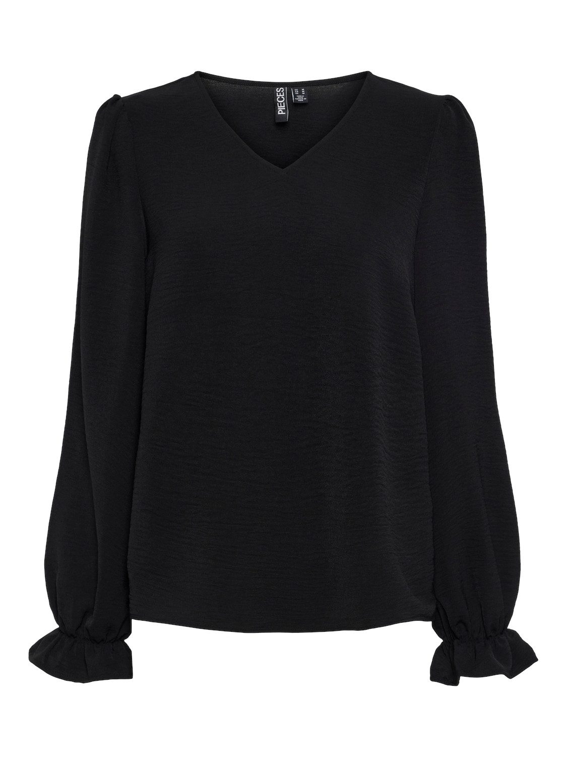 pieces Langarmshirt PCTIFFANY LS V-NECK TOP günstig online kaufen
