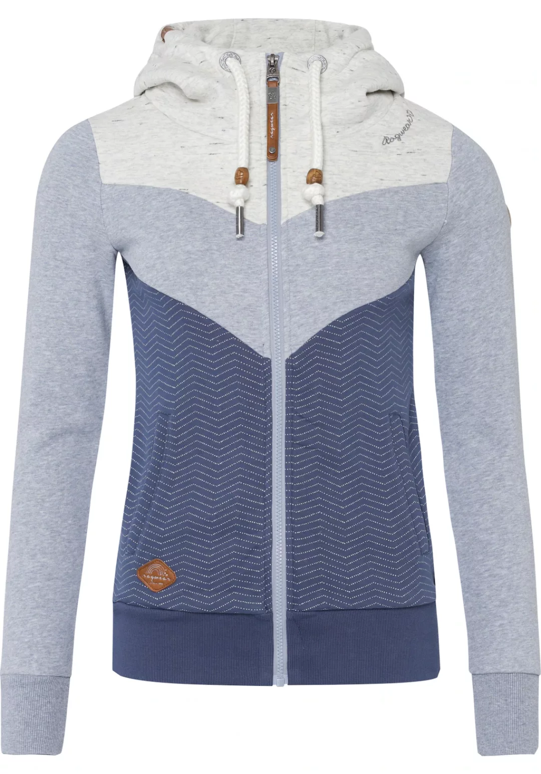 Ragwear Sweatjacke "TREGA ZIP O", im Colorblocking-Design günstig online kaufen