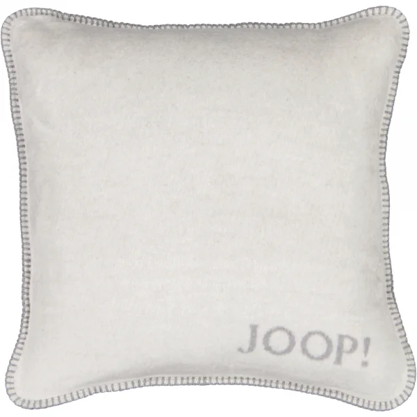 JOOP! Kissenhülle Uni-Doubleface - Größe: 50x50 cm - Farbe: Rauch-Graphit günstig online kaufen