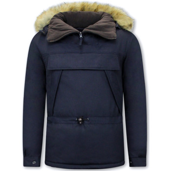 Beluomo  Blazer Anorak Winterjacken Mit Fellkapuze günstig online kaufen