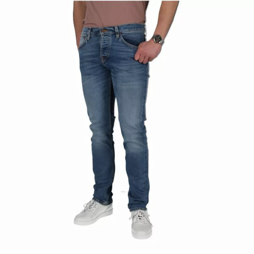 Nudie Jeans 5-Pocket-Jeans Grim Tim Shadow Blues günstig online kaufen