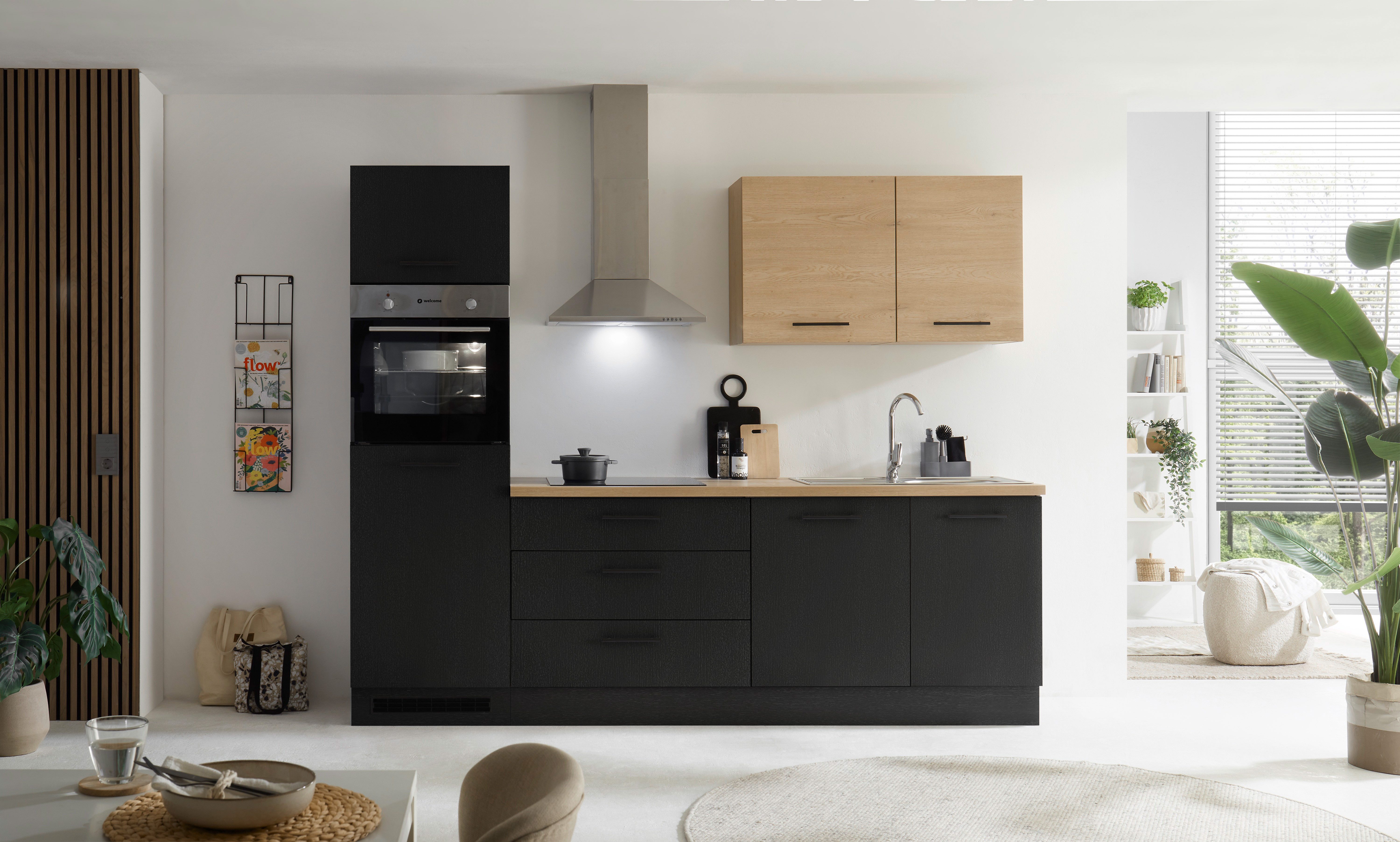 KOCHSTATION Küchenzeile "KS-Malfi", Breite 260cm, wahlweise mit E-Geräten, günstig online kaufen