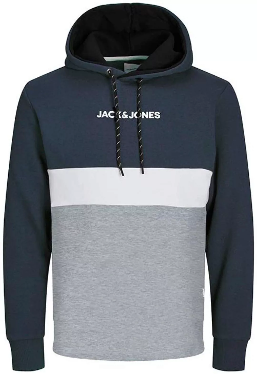 Jack & Jones PlusSize Kapuzensweatshirt JJEREID BLOCKING SWEAT HOOD NOOS PL günstig online kaufen