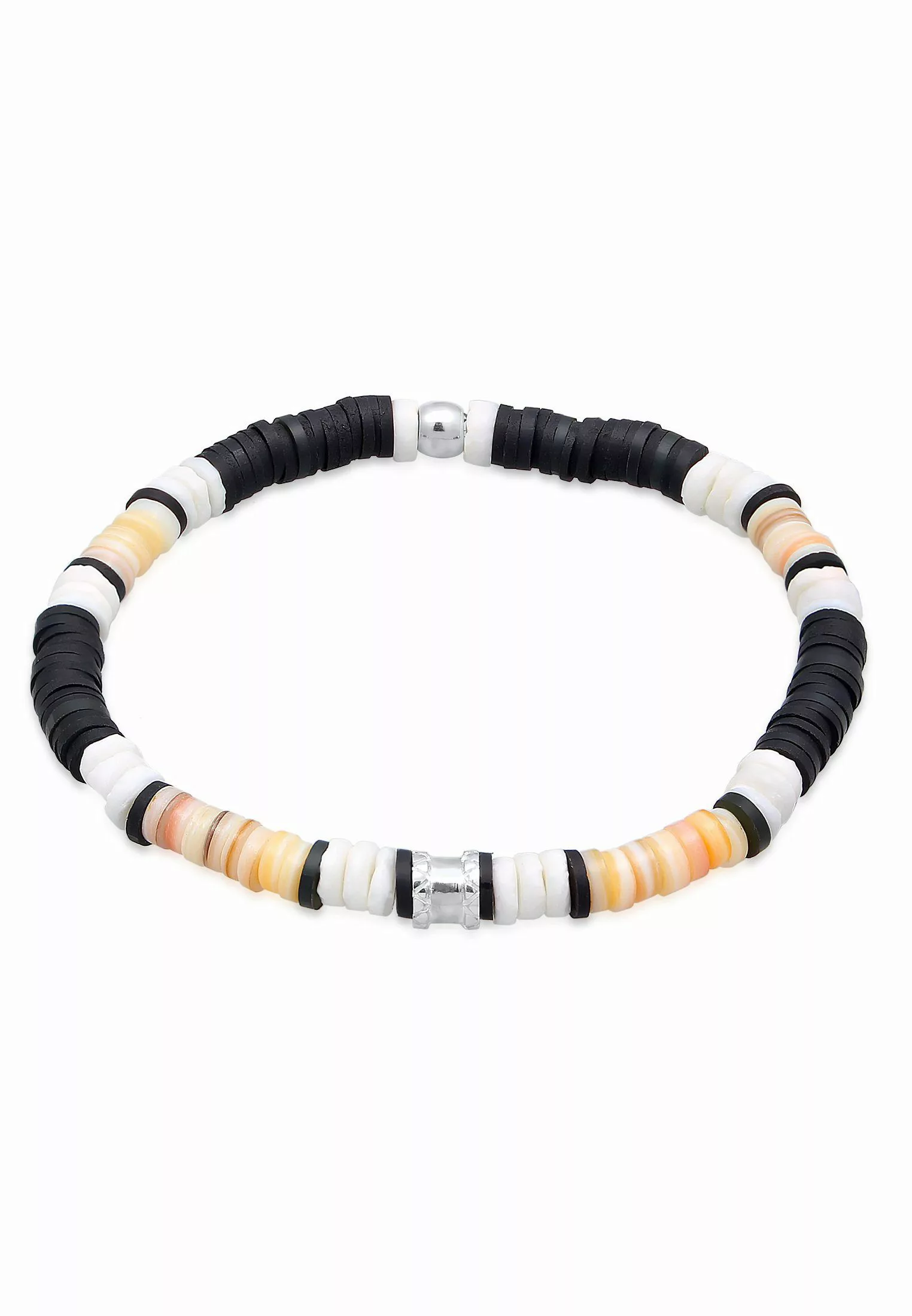 Kuzzoi Bead-Armband-Set Herren Heishi Fimo Beads günstig online kaufen