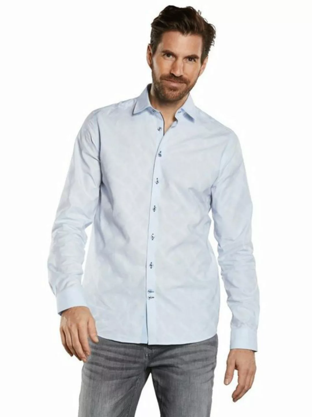 Engbers Langarmhemd Langarm-Hemd strukturiert günstig online kaufen