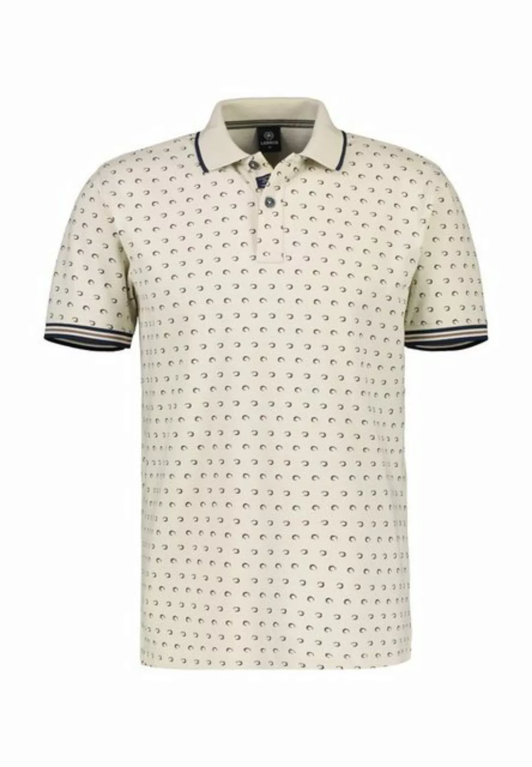 LERROS Poloshirt "LERROS Poloshirt, Piqué mit AOP" günstig online kaufen